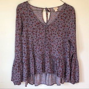 Mossimo Supply Boho floral festival top sz XL